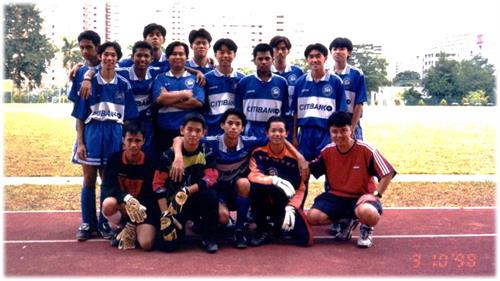 Darren See with his friends after soccer Darren See with his friends after soccer