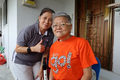 Ee Loo and THC client Ee Loo and THC client