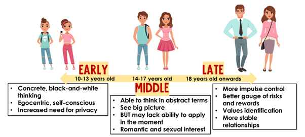 Inside the minds of teens_stages of adolescence