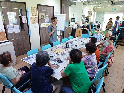 Jimmy leading calligraphy