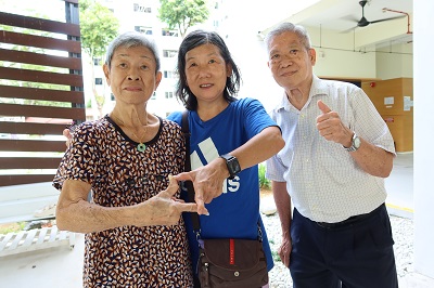 Llily with vulnerable seniors Llily with vulnerable seniors