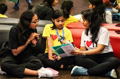 TYA volunteers befriending children-2 TYA volunteers befriending children-2